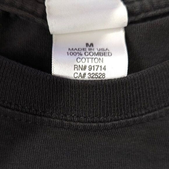 Vintage Armani Exchange T Shirt Mens Size Medium Black 90s A/X Made In USA - Picture 7 of 8